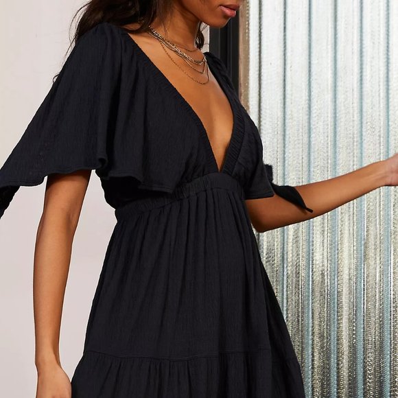 NWOT Free People La La Maxi Dress - Picture 4 of 11